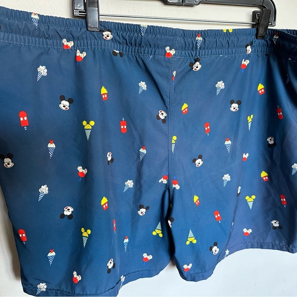 COPY - Disney Swim Trunks Shorts Lined Mickey Mouse Ice Cream Drawstring XL - Picture 3 of 4